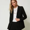Blazer En Drap Avec Sequins