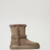 Bottines Avec Détails En Fausse Fourrure