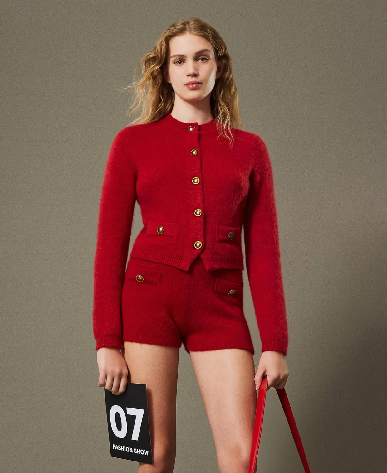 Cardigan «Anne» En Mohair Mélangé