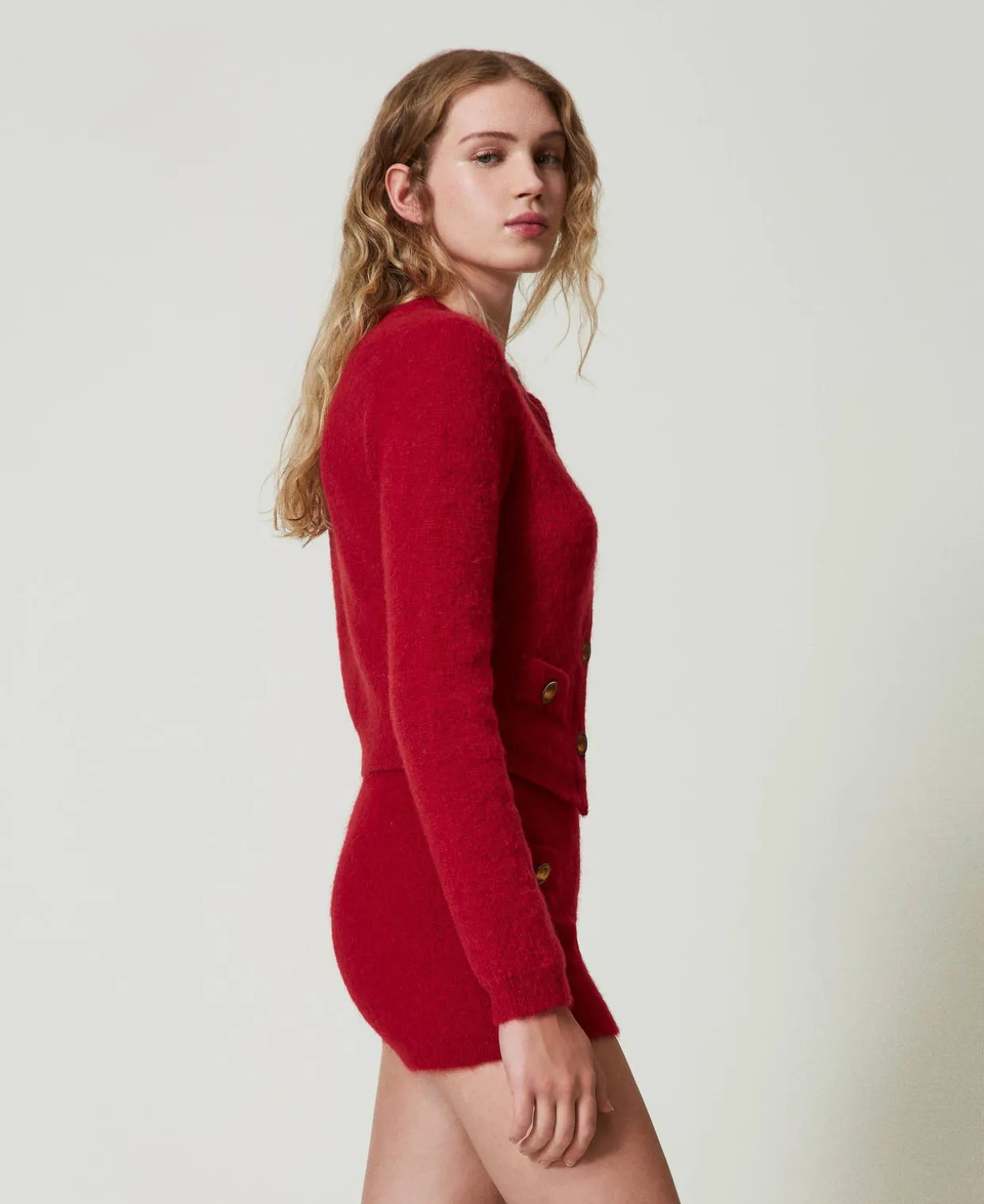 Cardigan «Anne» En Mohair Mélangé