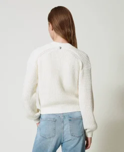 Cardigan Avec Broderies Réalisées à La Main