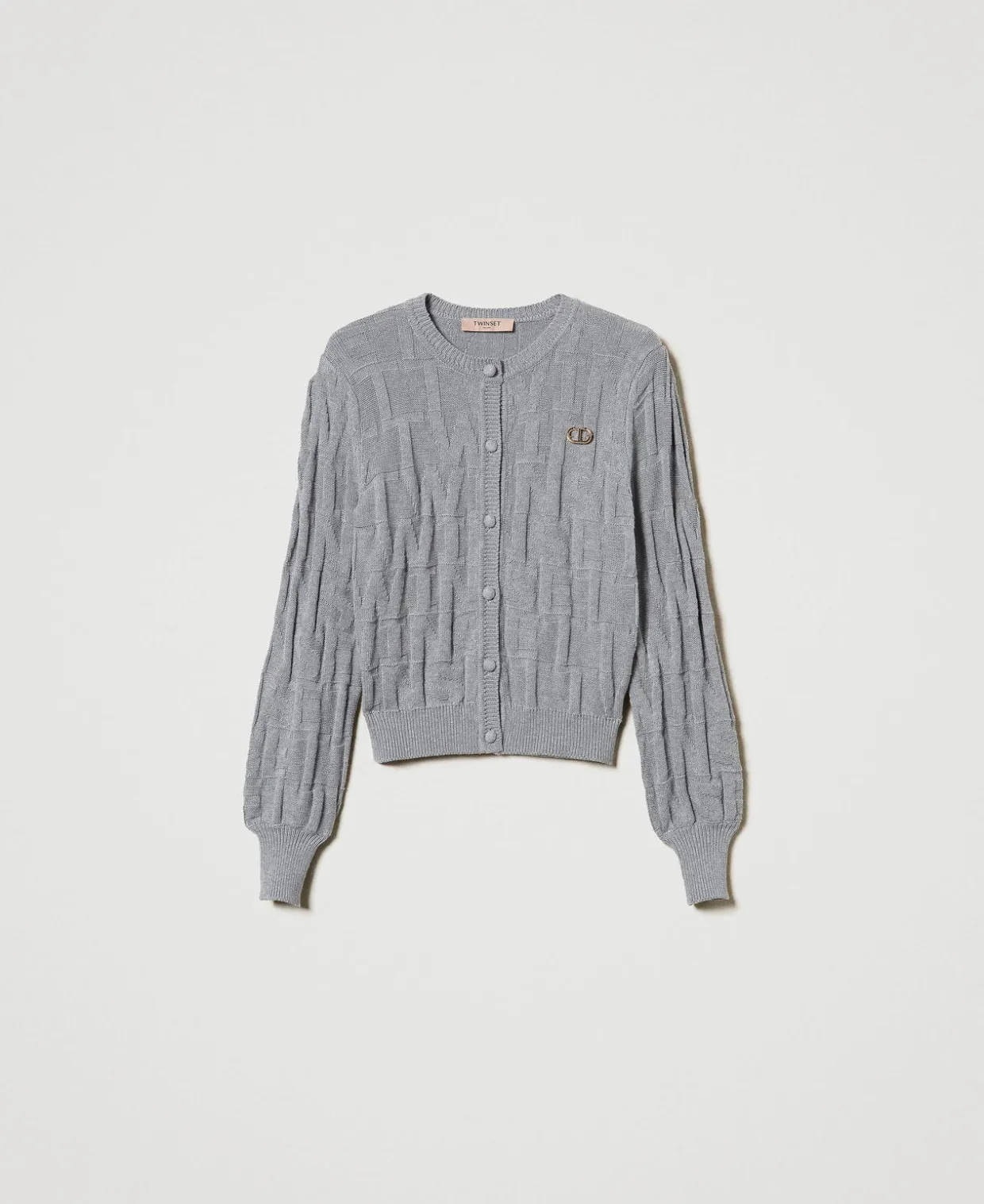 Cardigan En Coton Et Cachemire Avec Logo