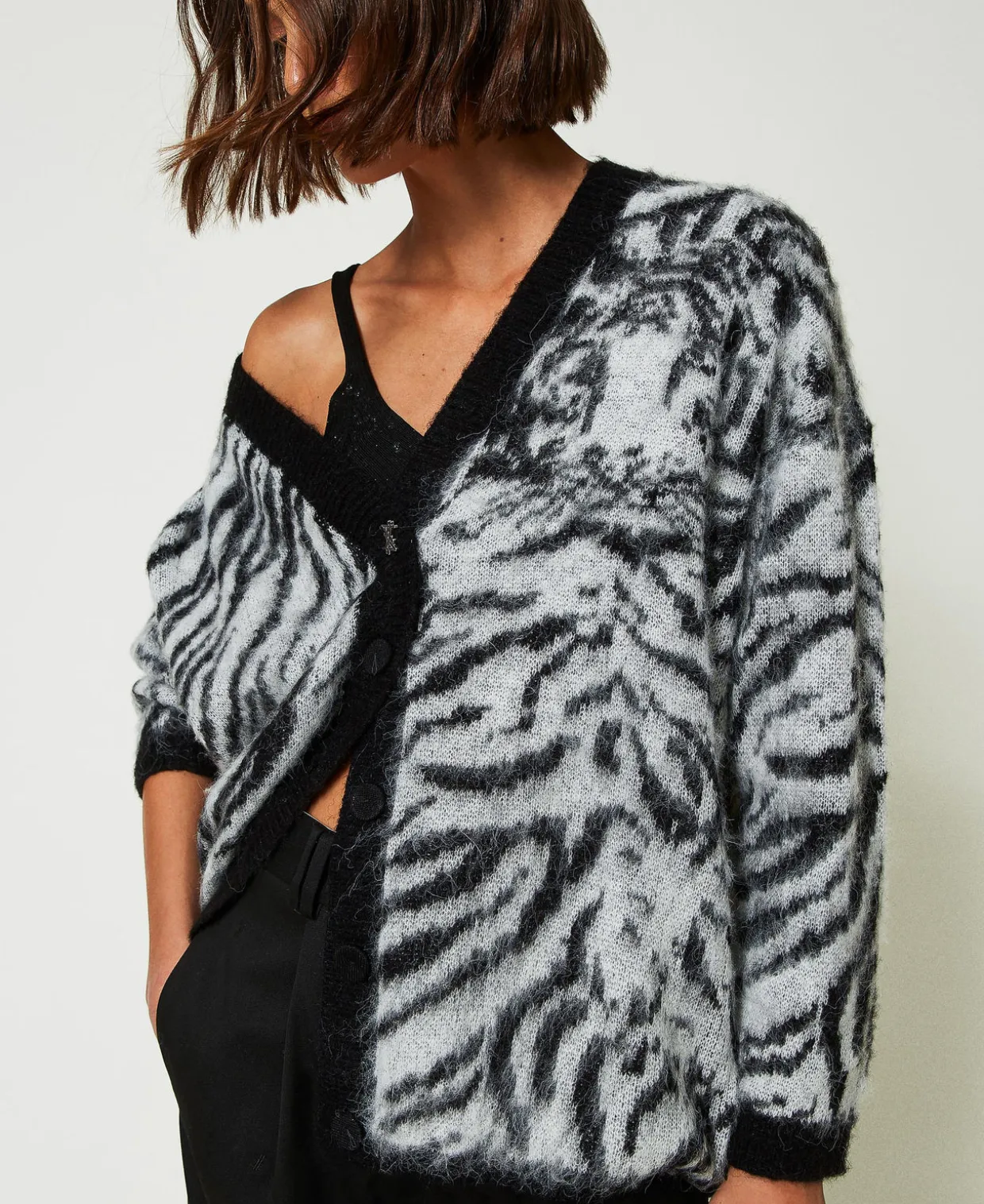 Cardigan MYFO Jacquard Animalier