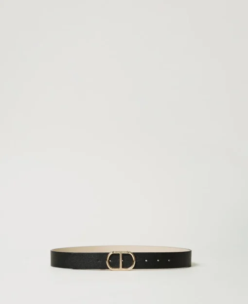 Ceinture Réversible Avec Boucle Oval T