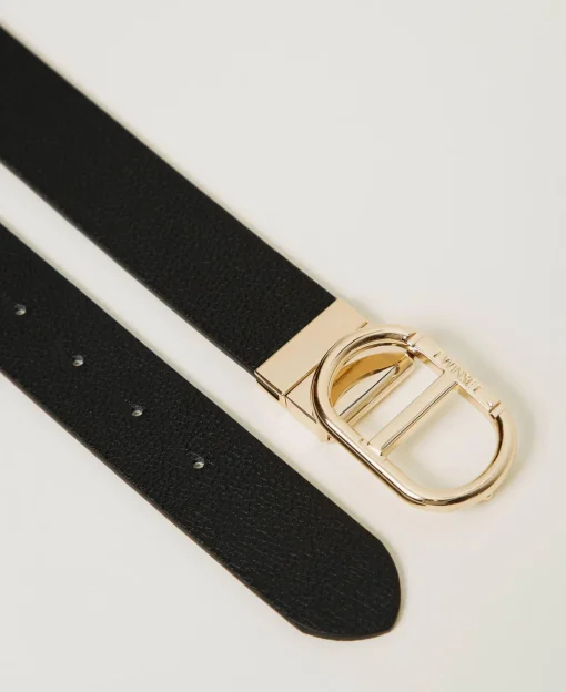 Ceinture Réversible Avec Boucle Oval T
