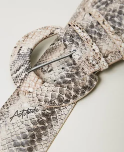 Ceinture Taille Haute Avec Imprimé Serpent