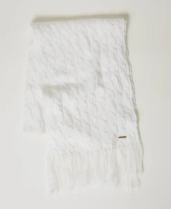 Écharpe En Maille Torsadée
