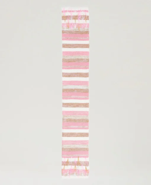 Écharpe Jacquard Avec Plumes
