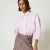 Chemise Boxy Avec Cravate