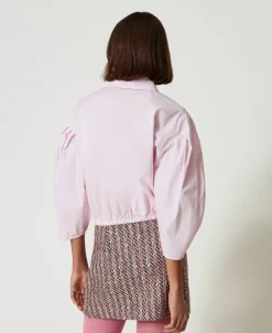 Chemise Boxy Avec Cravate