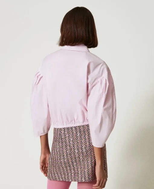 Chemise Boxy Avec Cravate