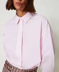 Chemise Boxy Avec Cravate