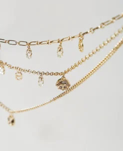 Collier Multirang Avec Pendentifs