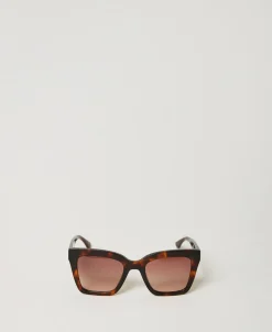 Lunettes De Soleil Carrées écaille De Tortue