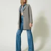 Manteau En Drap Double Avec Sequins