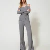 Pantalon évasé En Fil Treeblend Avec Torsades