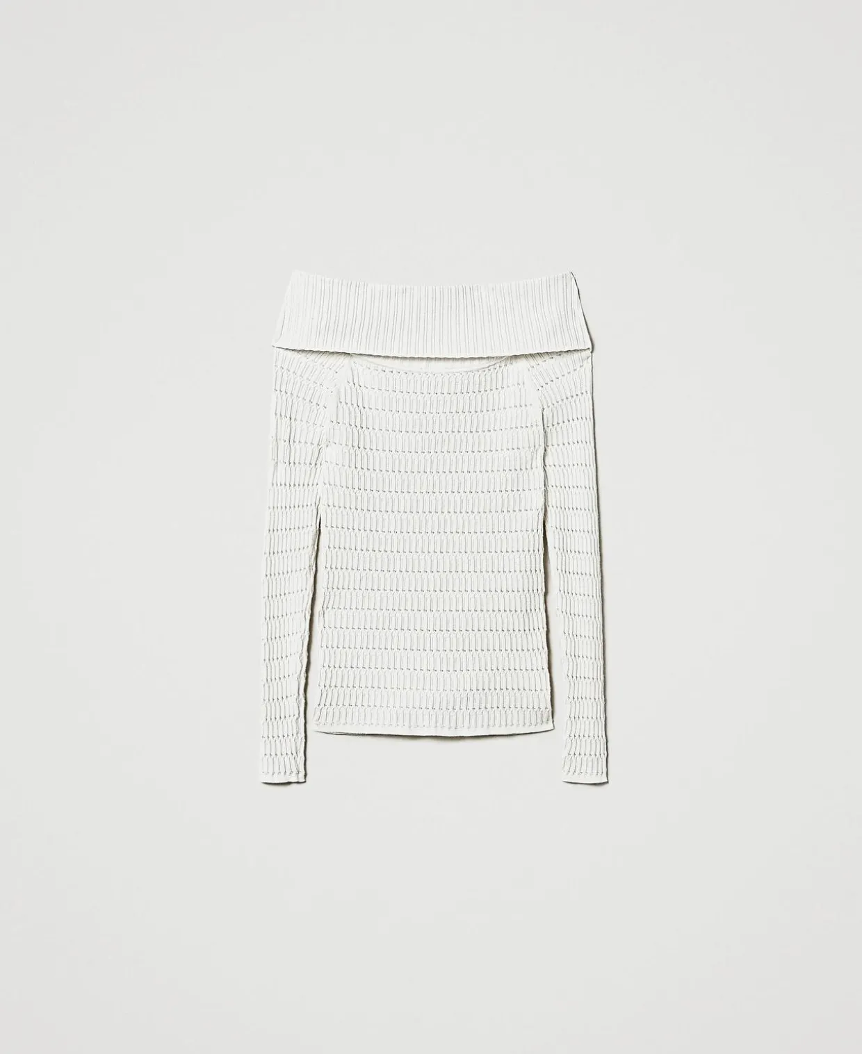 Pull Ajusté Avec épaules Dénudées