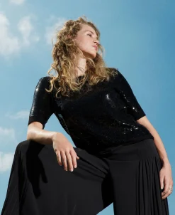 Pull Avec Broderie De Sequins All-over