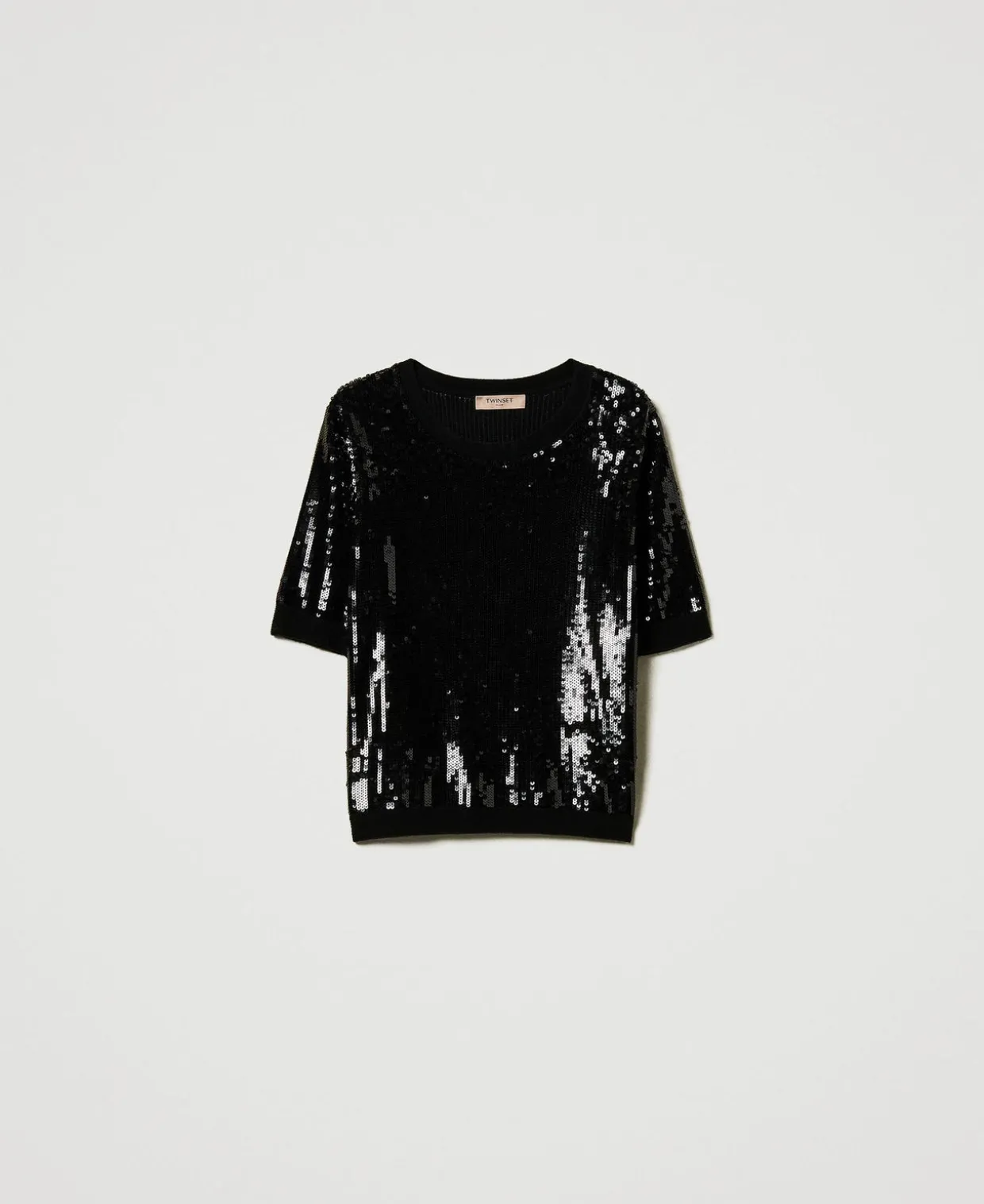 Pull Avec Broderie De Sequins All-over