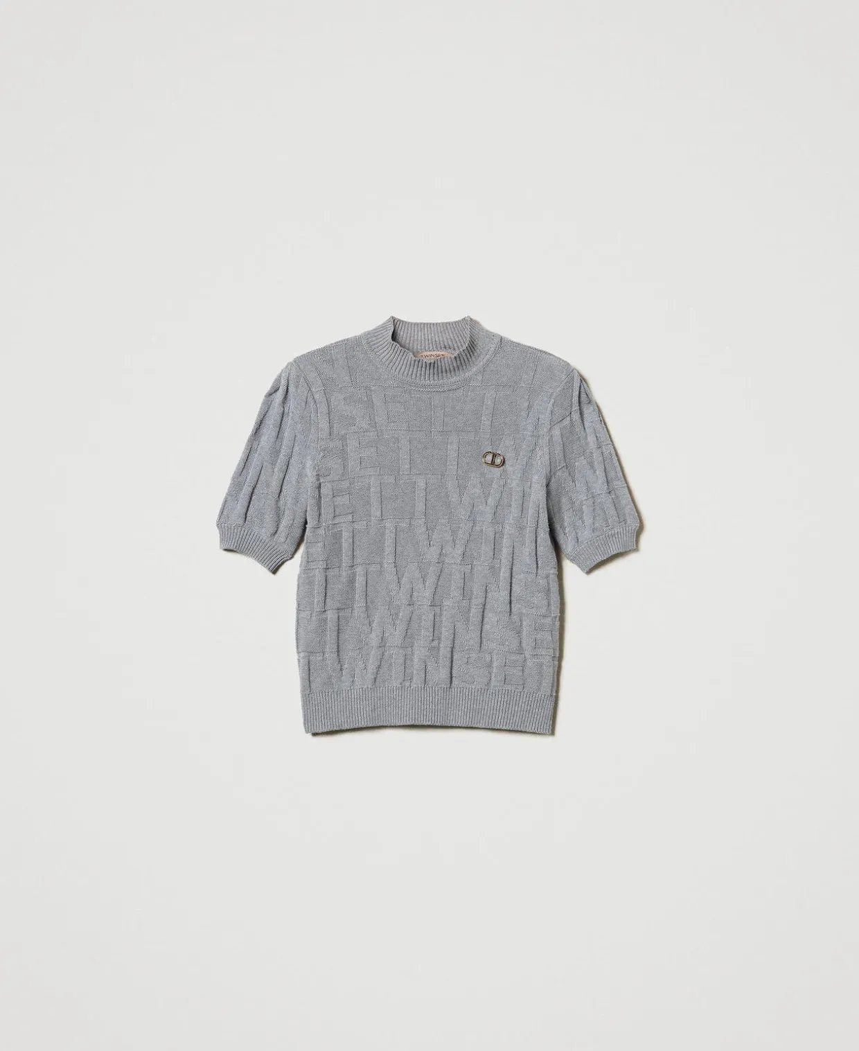 Pull En Coton Et Cachemire Avec Logo