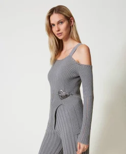 Pull En Fil Treeblend Avec Broche