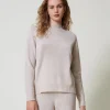 Pull En Mélange De Laine Et Lurex