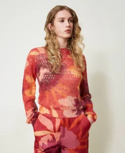 Pull En Mélange De Laine Et Mohair