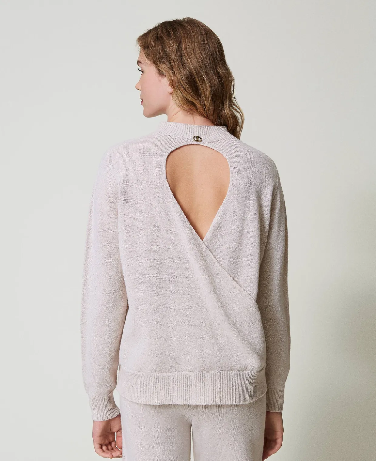 Pull En Mélange De Laine Et Lurex