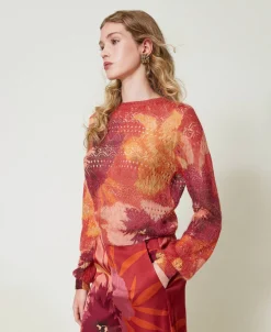 Pull En Mélange De Laine Et Mohair