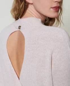 Pull En Mélange De Laine Et Lurex