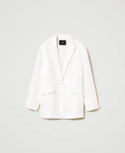 Blazer Avec Sequins All-over