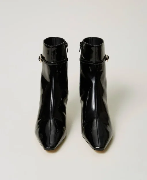 Bottines Vernies Avec Bride