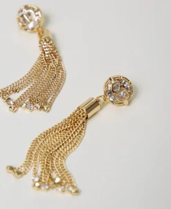 Boucles D’oreilles Pompons Avec Oval T