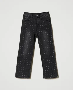 Jean Cinq Poches Avec Clous