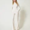 Pantalon Droit Avec Fentes