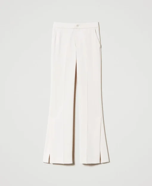 Pantalon Droit Avec Fentes