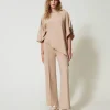 Pantalon Palazzo En Maille