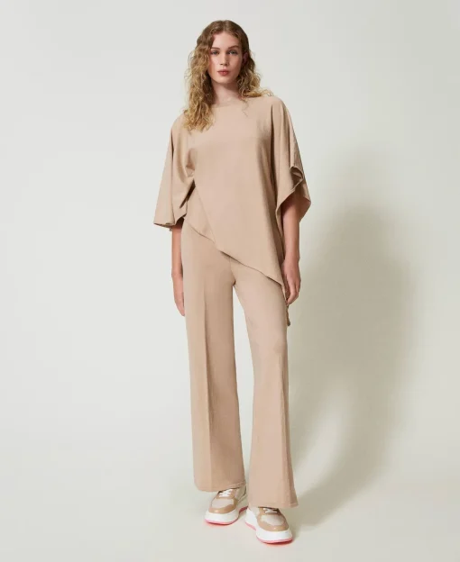 Pantalon Palazzo En Maille