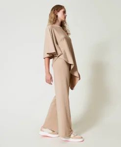Pantalon Palazzo En Maille