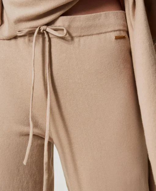 Pantalon Palazzo En Maille