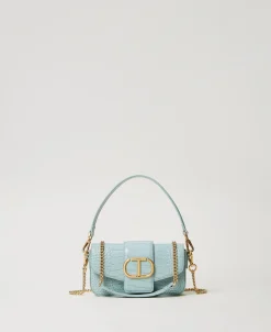 Petit Sac à Bandoulière «Amie» Avec Imprimé Croco