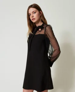 Robe Courte En Tulle Plumetis