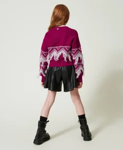 Short évasé Avec Clous
