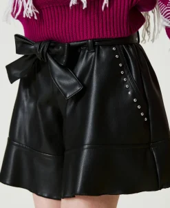 Short évasé Avec Clous