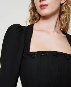 Top Bustier Avec Broderie