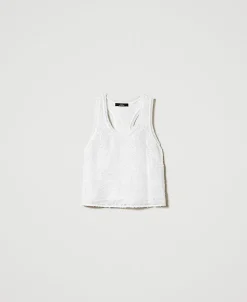 Top Débardeur Avec Sequins All-over