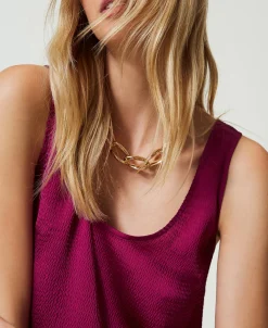 Top En Satin Martelé